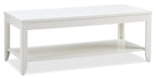 Aspen 47.3" Traditional 3-Pack Coffee + 2 End Tables - White | Ensemble 3 tables traditionnelles Aspen de 47,3 po (table à café et 2 tables de bout) - blanc