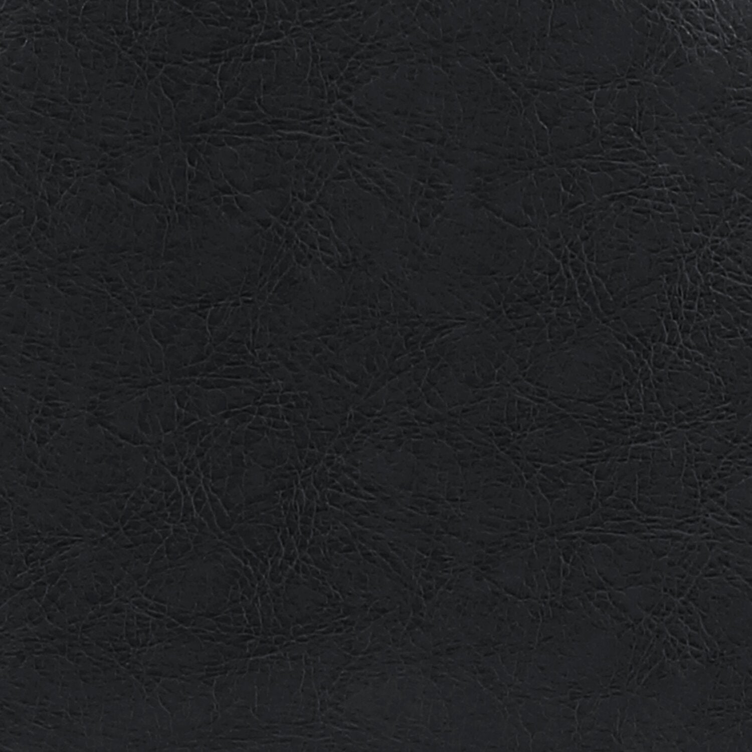 Elijah Dining Chair with Vegan Leather Fabric, Metal - Black | Chaise de salle à manger Elijah en tissu de cuir végétalien et en métal - noire