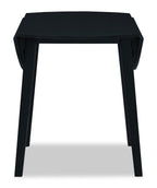 Bryn Drop-Leaf Dining Table, 42" Round - Black | Table de salle à manger ronde Bryn de 42 po avec abattant - noire