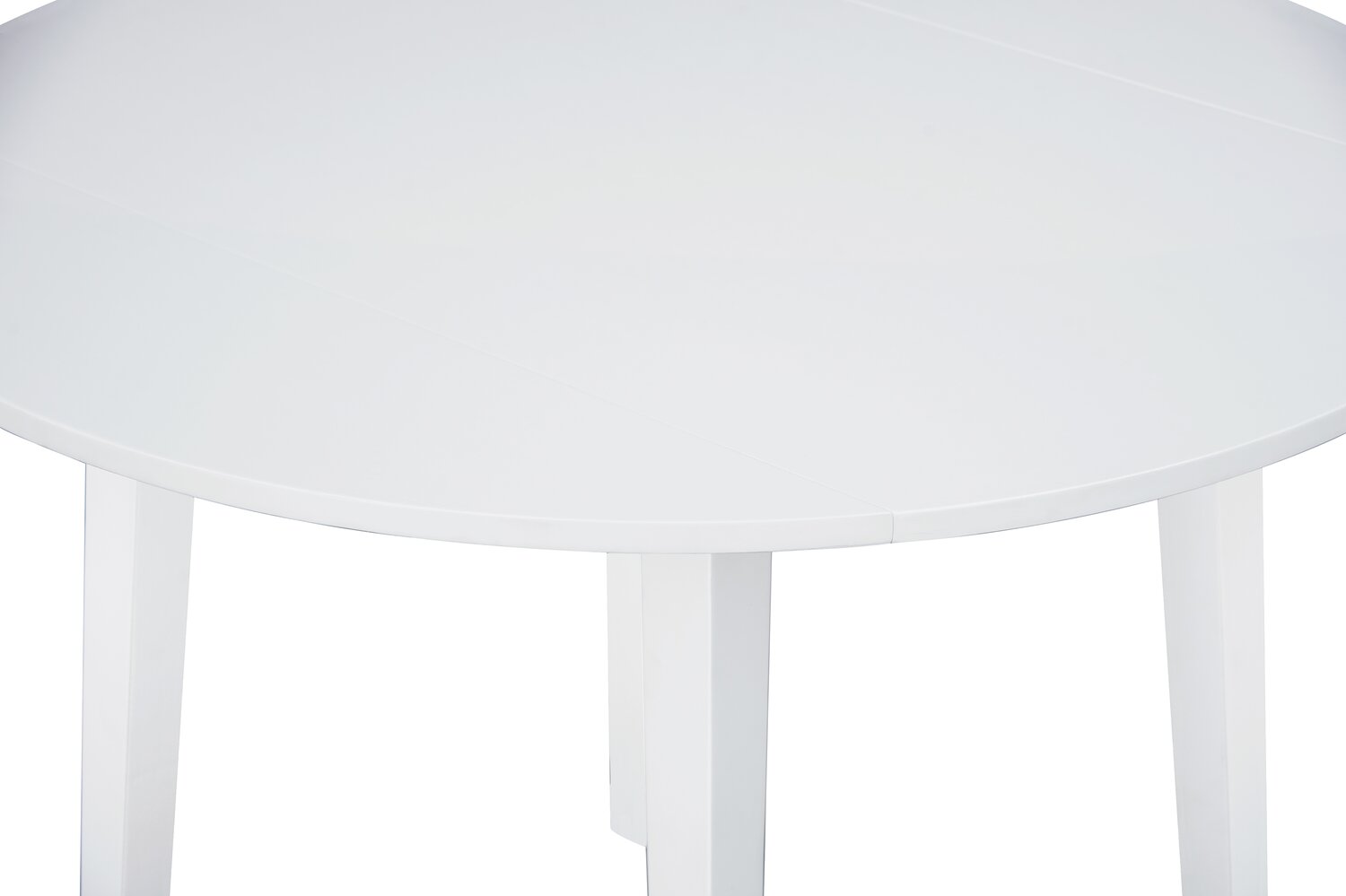 Bryn Drop-Leaf Dining Table, 42" Round - White | Table de salle à manger ronde Bryn de 42 po avec abattant - blanche
