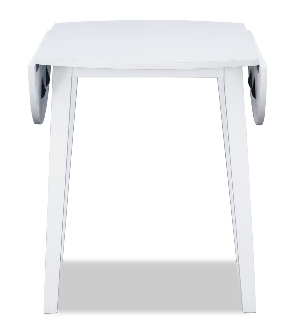 Bryn Drop-Leaf Dining Table, 42" Round - White | Table de salle à manger ronde Bryn de 42 po avec abattant - blanche
