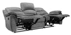 Chandler 82" Chenille Fabric Reclining Sofa - Grey | Sofa inclinable Chandler de 82 po en tissu de chenille - gris
