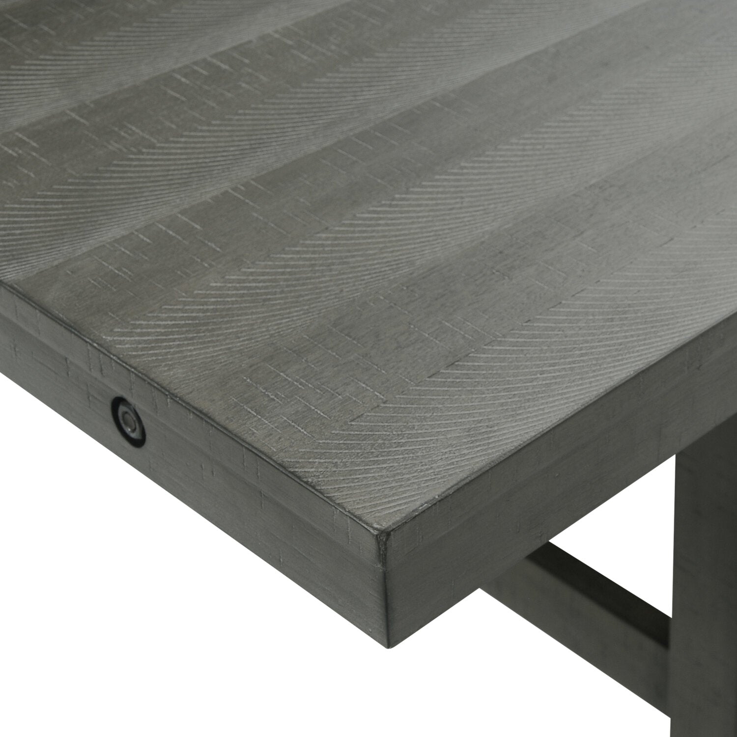 Alto Dining Table with 65-83"W Extension, Trestle Base - Grey | Table de salle à manger Alto de 65 po à 83 po (L) avec rallonge et base à tréteaux - grise