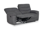 Brody 73.62" Chenille Fabric Reclining Sofa - Dark Grey | Sofa inclinable Brody de 73,62 po en tissu de chenille - gris foncé