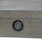 Alto Dining Table with 65-83"W Extension, Trestle Base - Grey | Table de salle à manger Alto de 65 po à 83 po (L) avec rallonge et base à tréteaux - grise