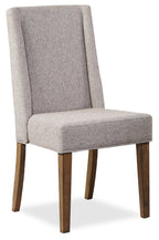 Cedar Dining Chair with Polyester Fabric, Pine Wood - Beige | Chaise de salle à manger Cedar en tissu de polyester et en pin - beige