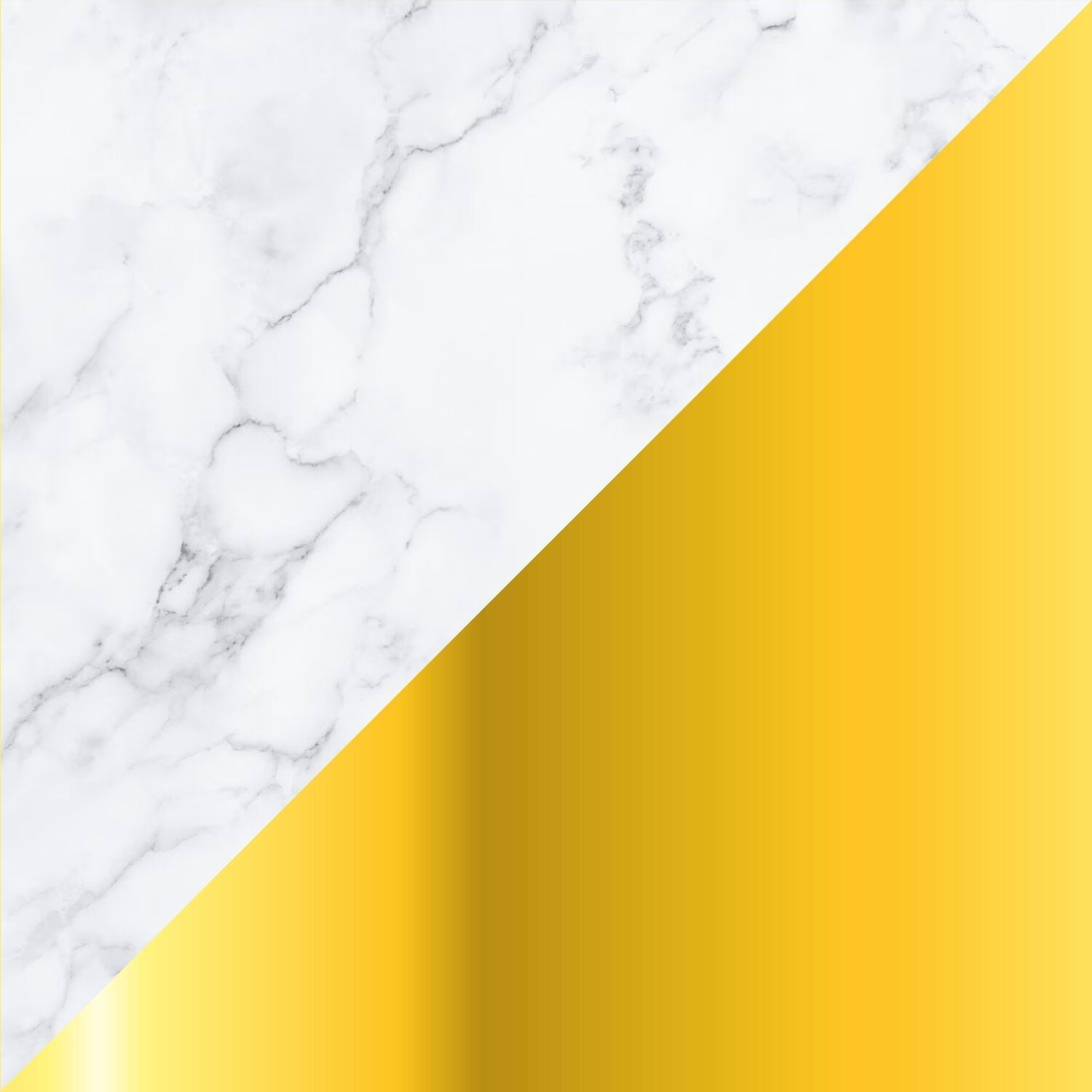 Amanda 31.5" Modern Square Coffee Table - White Marble Top with Gold Metal Base | Table à café carrée moderne Amanda de 31,5 po - dessus en marbre blanc avec base en métal doré