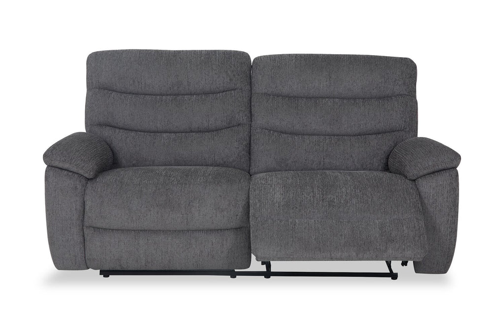 Brody 73.62" Chenille Fabric Reclining Sofa - Dark Grey | Sofa inclinable Brody de 73,62 po en tissu de chenille - gris foncé