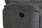 Brody 73.62" Chenille Fabric Reclining Sofa - Dark Grey | Sofa inclinable Brody de 73,62 po en tissu de chenille - gris foncé