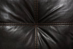 Made in Canada Addison 86" Leather-Look Fabric Sofa with Removable Seat Cushion and Tufting - Blackberry Black | Sofa Addison de 86 po fabriqué au Canada en tissu d’apparence cuir avec coussin de siège amovible et capitonnage - noir mûre