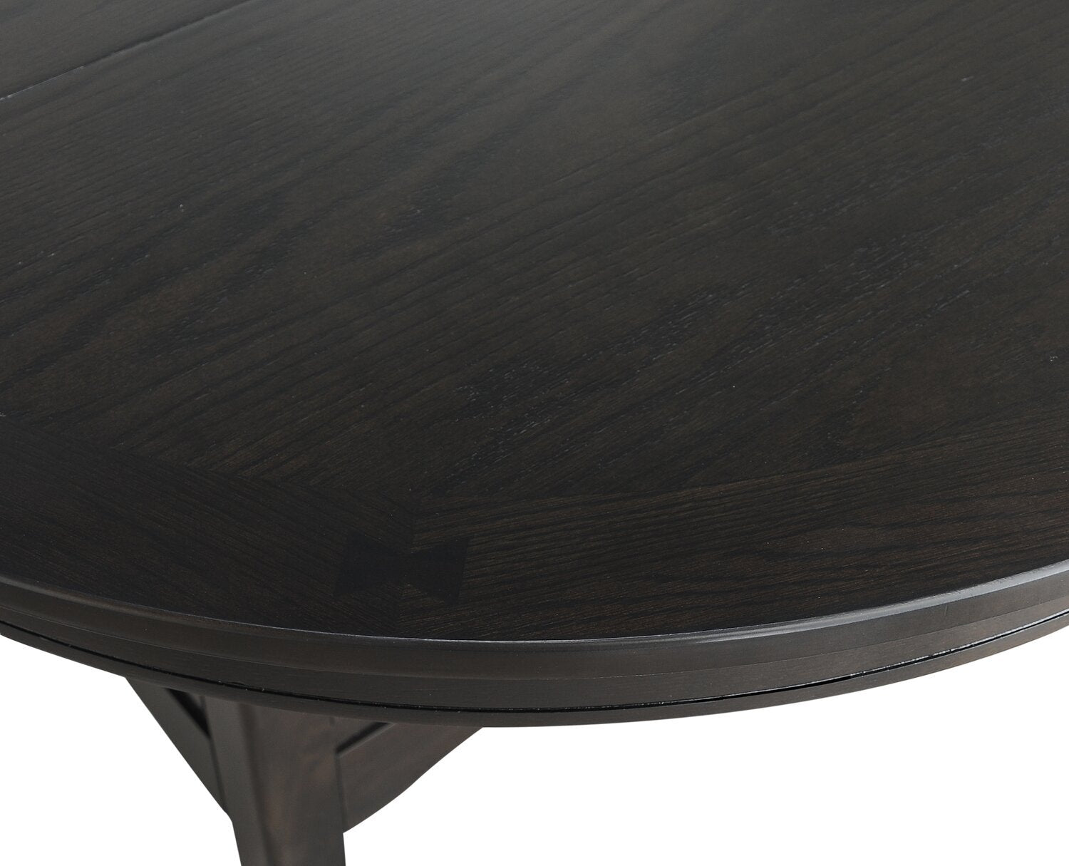 Dena Counter-Height Dining Table with 42-60"W Extension, Round  - Grey | Table de salle à manger ronde Dena de 42 po à 60 po (L) de hauteur comptoir et avec rallonge - grise