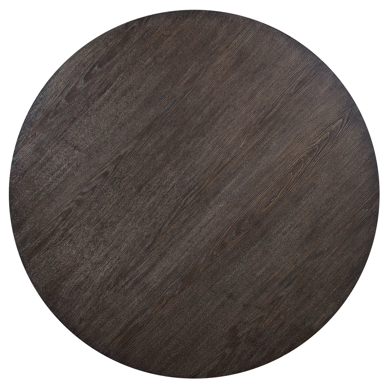 Zelda Dining Table with Pedestal Base, 52"W Round  - Espresso Brown | Table de salle à manger ronde Zelda de 52 po (L) avec base piédestal - brun espresso