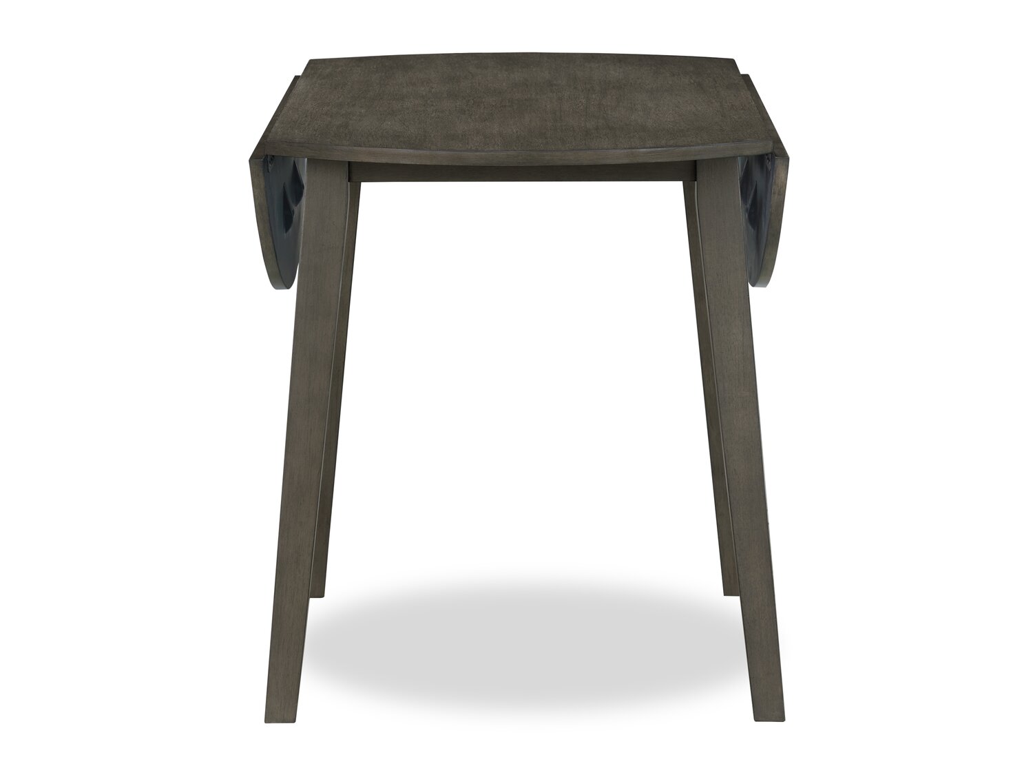 Bryn Drop-Leaf Dining Table, 42" Round - Dark Grey | Table de salle à manger ronde Bryn de 42 po avec abattant - gris foncé