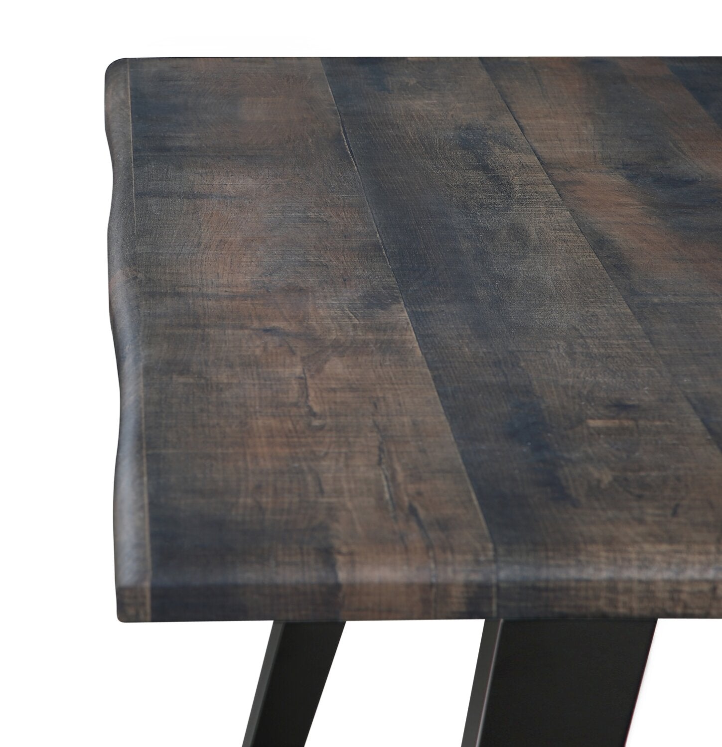 Amos Dining Table, Metal, 60"W - Grey | Table de salle à manger Amos de 60 po (L) en métal - grise