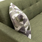 Kort & Co. Freeman 80” Linen-Look Fabric Condo Size Sofa with Wood Legs - Avocado Green | Sofa Freeman de Kort & Co. de 80 po de format condo en tissu d’apparence lin avec base et pattes en bois - vert avocat