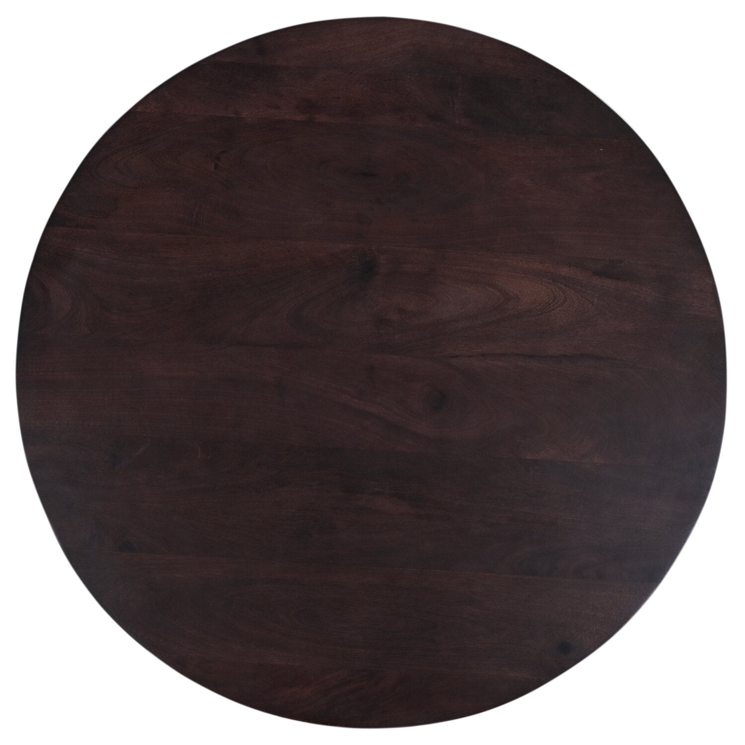 Bali Dining Table, Mango Wood, Pedestal Base, 36"W Round - Brown | Table de salle à manger ronde Bali de 36 po (L) en manguier avec base piédestal - brune