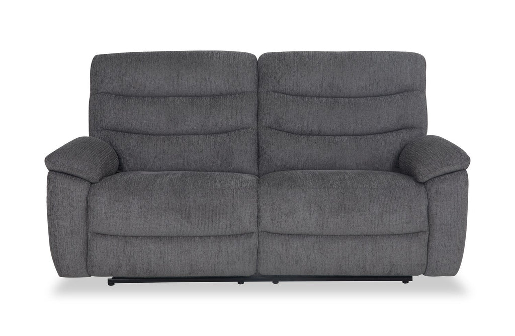 Brody 73.62" Chenille Fabric Reclining Sofa - Dark Grey | Sofa inclinable Brody de 73,62 po en tissu de chenille - gris foncé