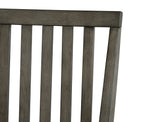 Bryn Dining Chair with Fabric Seat, Slat-Back - Dark Grey | Chaise de salle à manger Bryn avec siège en tissu et dossier à lattes - gris foncé