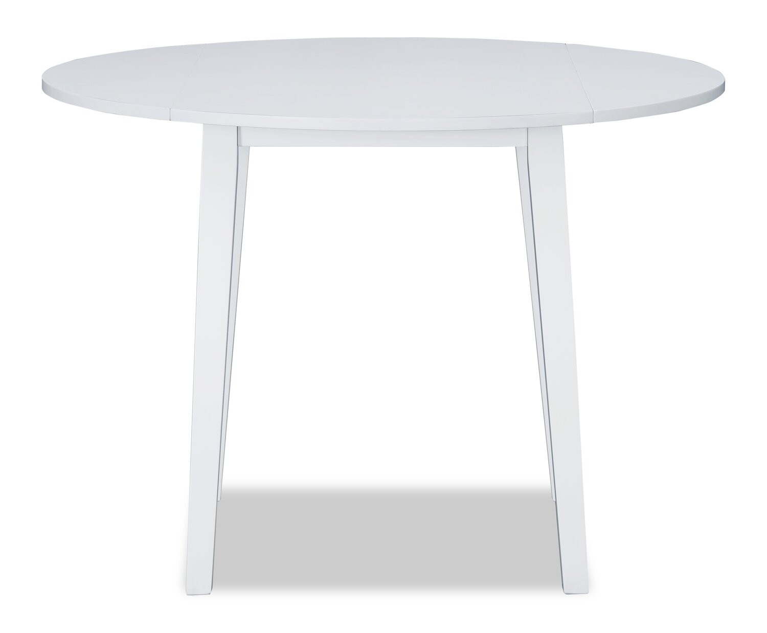 Bryn Drop-Leaf Dining Table, 42" Round - White | Table de salle à manger ronde Bryn de 42 po avec abattant - blanche