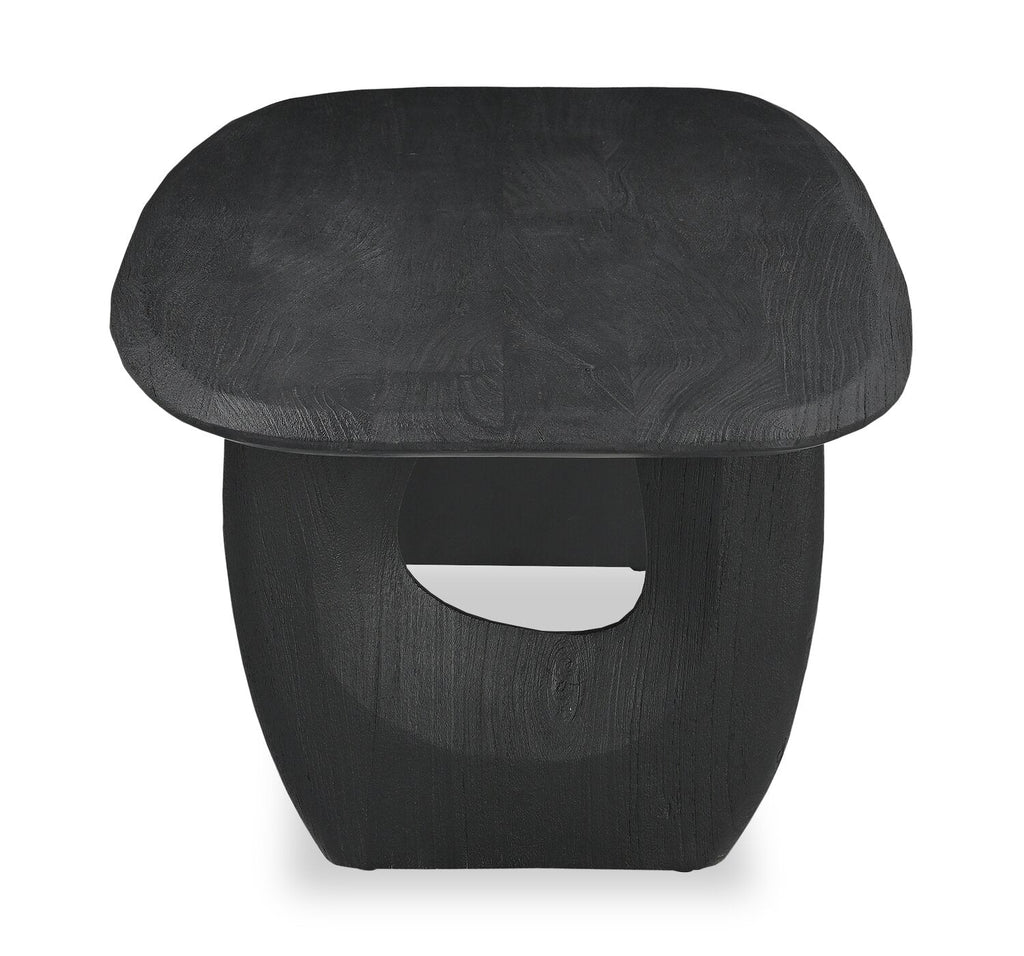 Abbot 48” Modern Solid Wood Coffee Table - Black | Table à café moderne Abbot de 48 po en bois massif - noire