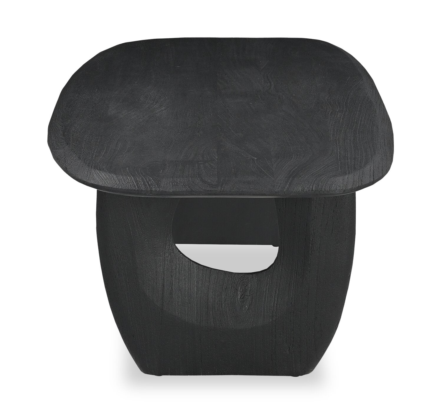 Abbot 48” Modern Solid Wood Coffee Table - Black | Table à café moderne Abbot de 48 po en bois massif - noire