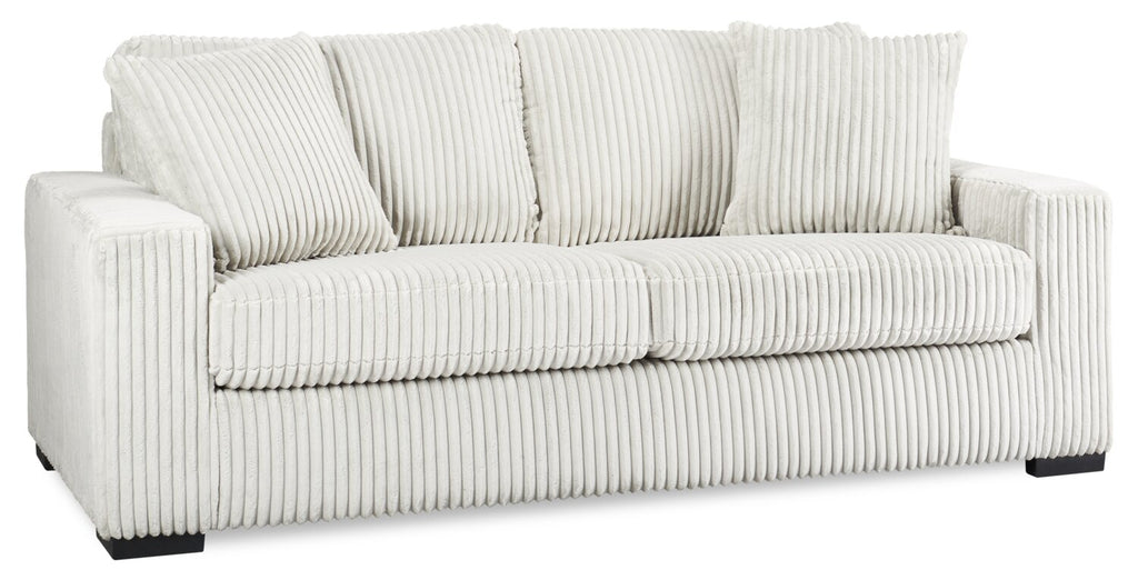 Willow 87" Light Grey Fabric Sofa with Track Arms and Reversible Seat and Back Cushions | Sofa Willow de 87 po en tissu gris clair avec accoudoirs rectilignes et coussins de siège et de dossier réversibles | WIL2GYSF