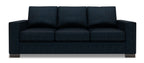 Made in Canada Customizable Sofa Lab Track 85" Chenille Fabric Sofa with Track Arms - Luxury Indigo Blue | Sofa Track de Sofa Lab de 85 po fabriqué au Canada en tissu de chenille avec accoudoirs rectilignes - bleu Luxury Indigo | TR103193