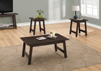 Jacey 36" Modern 3-Pack Coffee + 2 End Tables - Espresso |Ensemble 3 tables modernes Jacey de 36 po (table à café et 2 tables de bout) - espresso