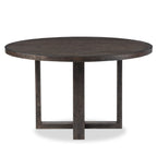 Zelda Dining Table with Pedestal Base, 52"W Round  - Espresso Brown | Table de salle à manger ronde Zelda de 52 po (L) avec base piédestal - brun espresso
