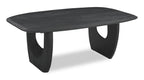 Abbot 48” Modern Solid Wood Coffee Table - Black | Table à café moderne Abbot de 48 po en bois massif - noire