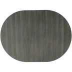 Alto Round Dining Table with 48-66"W Extension, Trestle Base - Grey | Table de salle à manger ronde Alto de 48 po à 66 po avec rallonge et base à tréteaux - grise