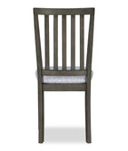 Bryn Dining Chair with Fabric Seat, Slat-Back - Dark Grey | Chaise de salle à manger Bryn avec siège en tissu et dossier à lattes - gris foncé