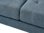 Metro 78" Fabric Sofa with Tufted Seat Cushions and Reversible Back Cushions - Denim Blue | Sofa Metro de 78 po en tissu avec coussins de siège capitonnés et coussins de dossier réversibles - bleu denim