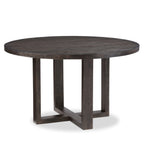 Zelda Dining Table with Pedestal Base, 52"W Round  - Espresso Brown | Table de salle à manger ronde Zelda de 52 po (L) avec base piédestal - brun espresso