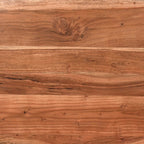 Kaleb 45" Rustic Coffee Table - Brown and Black with Metal Legs|Table à café rustique Kaleb de 45 po - brune et noire avec pattes en métal