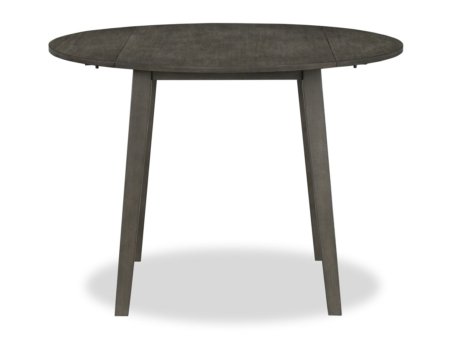 Bryn Drop-Leaf Dining Table, 42" Round - Dark Grey | Table de salle à manger ronde Bryn de 42 po avec abattant - gris foncé