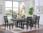 Zao Dining Chair, Wood, Melamine - Brown | Chaise de salle à manger Zao en bois et en mélamine - brune