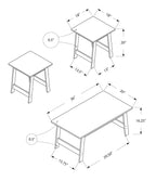 Jacey 36" Modern 3-Pack Coffee + 2 End Tables - Grey |Ensemble 3 tables modernes Jacey de 36 po (table à café et 2 tables de bout) - gris