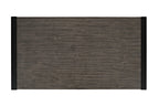 Apex 48" Modern Coffee Table with Shelf - Grey with Black Metal Legs|Table à café moderne Apex 48 po avec tablette - grise avec pattes en métal noir