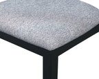 Bryn Dining Chair with Fabric Seat, Slat-Back - Black | Chaise de salle à manger Bryn avec siège en tissu, dossier à lattes - noire