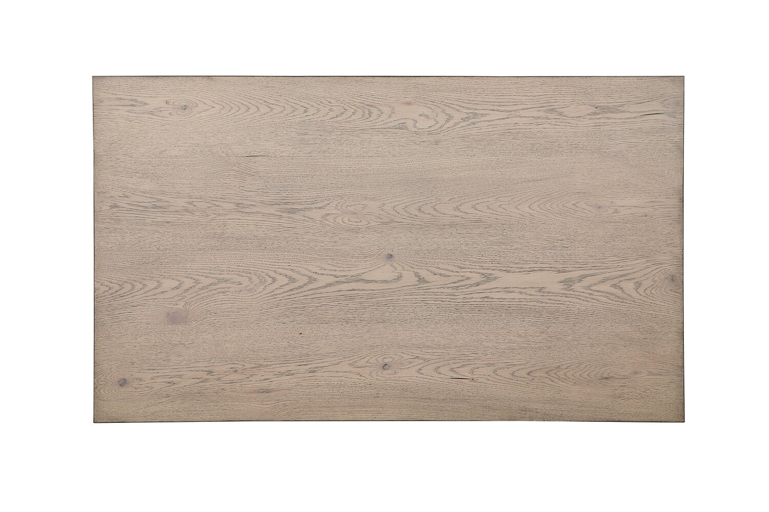 Alton 48" Modern Coffee Table - Light Oak with Grey Metal Legs | Table à café Alton moderne de 48 po - chêne clair avec pattes en métal gris