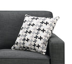 Made in Canada Sawyer 83" Linen-Look Fabric Sofa with Reversible Cushions and Accent Pillows - Charcoal Grey | Sofa Sawyer de 83 po fabriqué au Canada en tissu d’apparence lin avec coussins réversibles et coussins décoratifs - gris anthracite