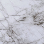 Kasey 42.25" Modern 3-Pack Coffee + 2 End Tables - White Marble Look with Grey Metal Base|Ensemble 3 tables modernes Kasey de 42,25 po (table à café et 2 tables de bout) - imitation de marbre blanc avec base en métal gris