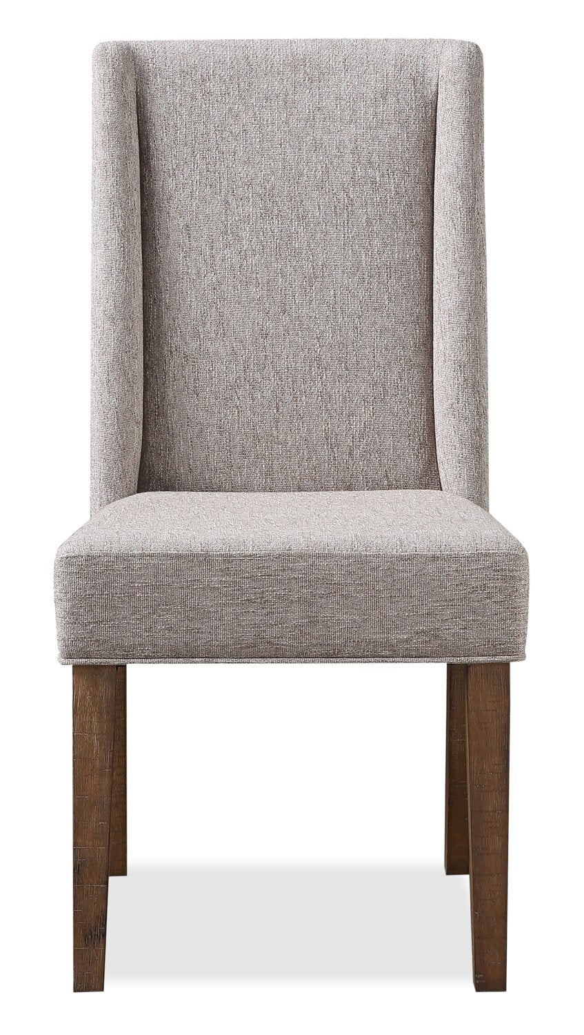 Cedar Dining Chair with Polyester Fabric, Pine Wood - Beige | Chaise de salle à manger Cedar en tissu de polyester et en pin - beige