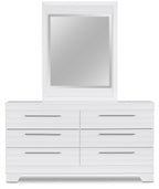 Olivia Bedroom 6-Drawer Dresser, 61.3"W x 32.8"H, Made in Canada - White | Commode Olivia de 61,3 po (L) x 32,8 po (H) à 6 tiroirs pour la chambre à coucher, fabriquée au Canada - blanche