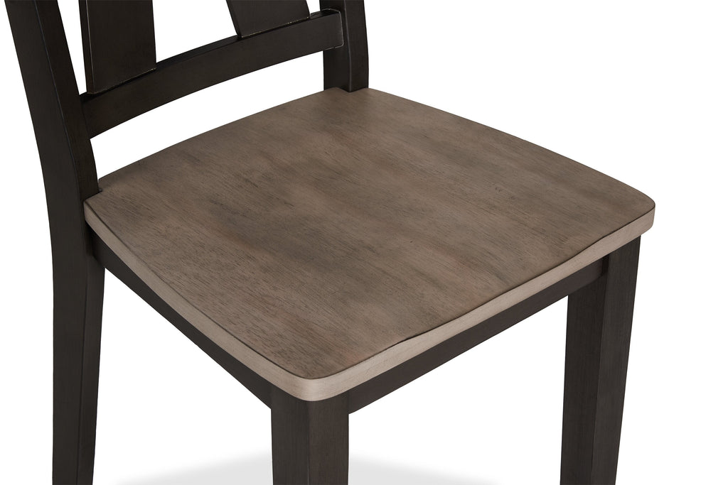 Zao Dining Chair, Wood, Melamine - Brown | Chaise de salle à manger Zao en bois et en mélamine - brune