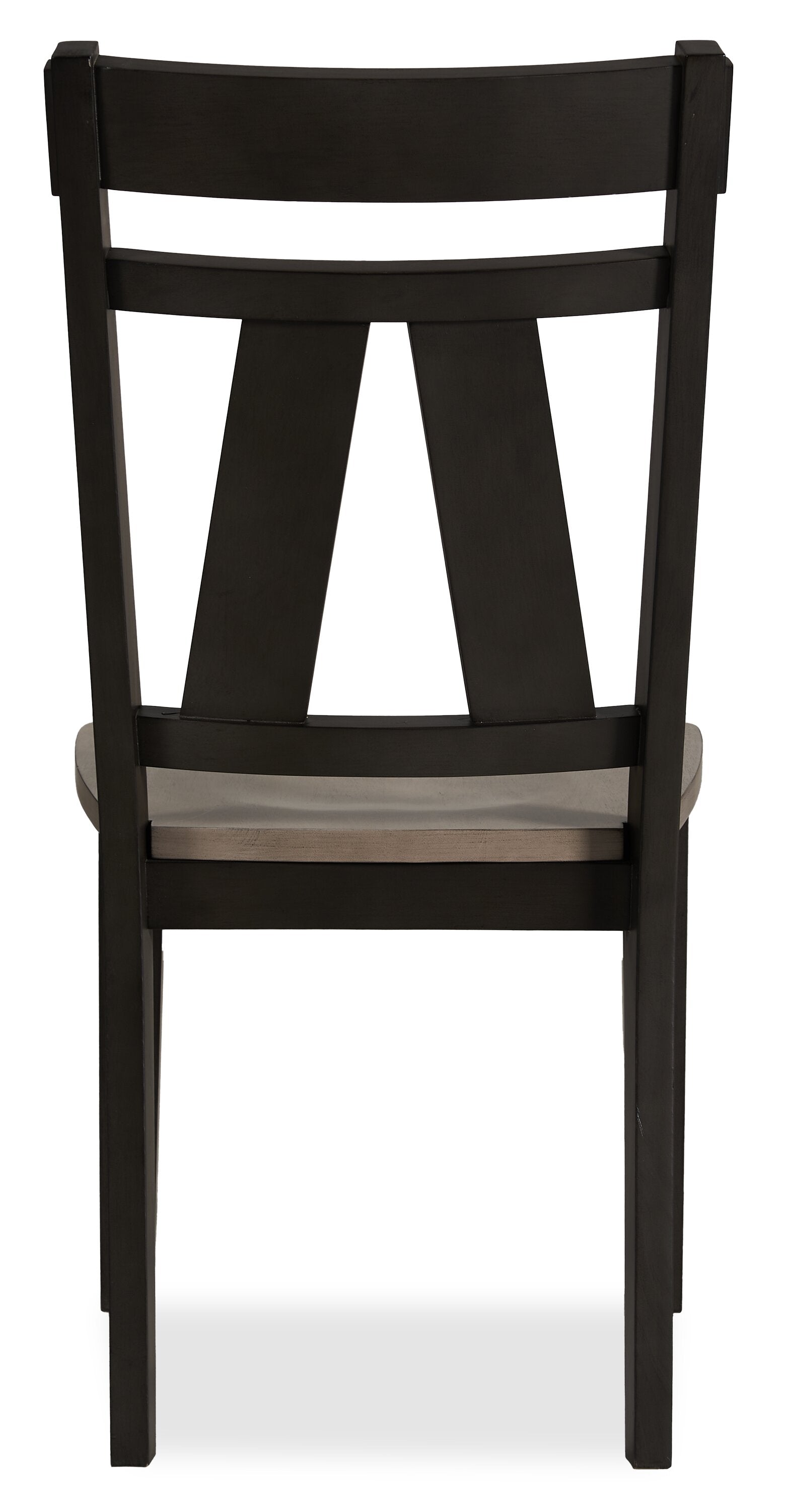 Zao Dining Chair, Wood, Melamine - Brown | Chaise de salle à manger Zao en bois et en mélamine - brune